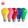 Bulbe LED rouge bleu vert rose jaune lampe